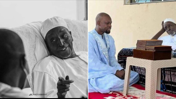 Décès de Serigne Cheikh Saliou : Ousmane Sonko rend hommage à « un père, un ami, un confident et un guide »