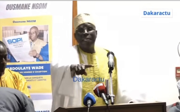 Mamadou Diané Diop, chauffeur Me Wade, tance les dissidents du PDS : « Vous êtes éternellement redevables à celui qui a fait de vous ce que vous êtes! »