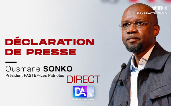 [🔴 DIRECT] Lendemain de la formation du nouveau gouvernement : Ousmane Sonko face à la presse