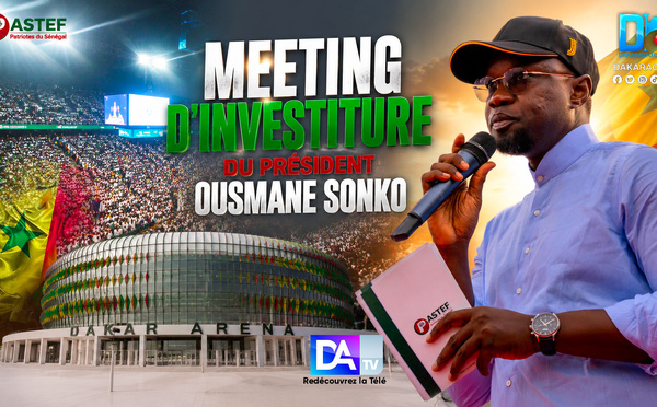 [🔴 DIRECT] DAKAR ARENA: Meeting d’investiture du Président de PASTEF Ousmane SONKO