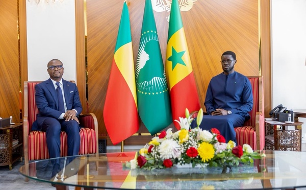 Diplomatie : le nouveau président du Bénin,  Romuald Wadagni en visite d'amitié et de travail au Sénégal