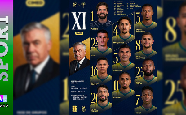 Mondial 2026 : le Brésil dévoile ses onze guerriers pour le choc explosif face au Maroc