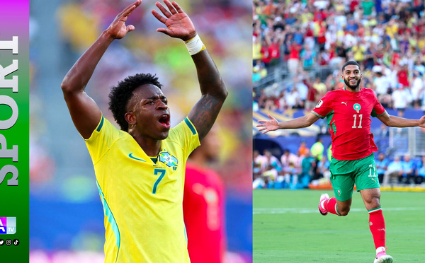 Mondial 2026 / Maroc vs Brésil : Saibari marque, Vinicius répond, 1 - 1 à la pause