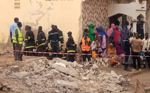 Effondrement d’un bâtiment à Saint-Louis : Les sapeurs-pompiers redoutent un bilan encore plus lourd après les 4 morts découverts