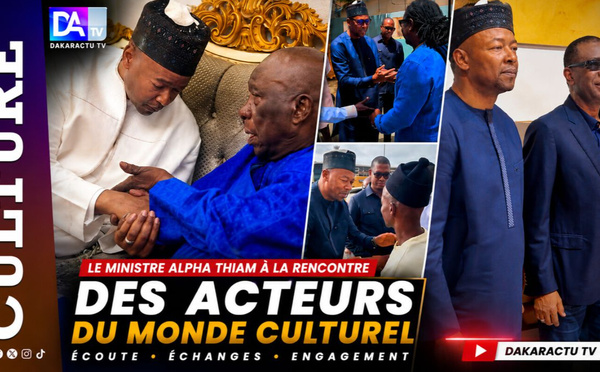 Ministère de la Culture, du Tourisme et de l’Artisanat : Alpha Thiam à la rencontre des acteurs culturels dont les chanteurs  Youssou Ndour et Wally Seck