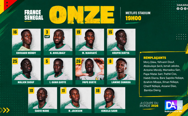 Sénégal – France : Le onze de départ des Lions dévoilé ,Pape Thiaw mise sur l’expérience et la vitesse pour défier les Bleus