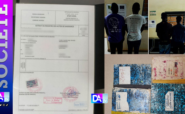 Ziguinchor : un présumé réseau de fausses identités et d’escroquerie de plus de 43 millions FCFA démantelé