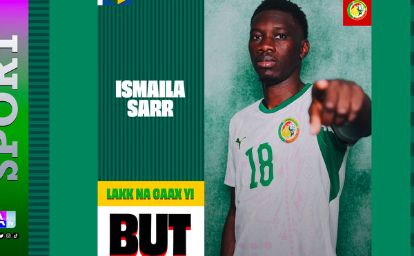 Sénégal-Irak : Ismaïla Sarr double la mise après une passe lumineuse de Lamine Camara(2-0)