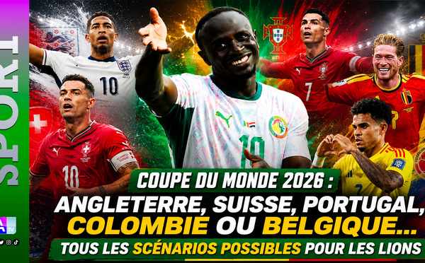 Coupe du Monde 2026 : Angleterre, Suisse, Portugal, Colombie ou Belgique…Tous les scénarios possibles pour les Lions