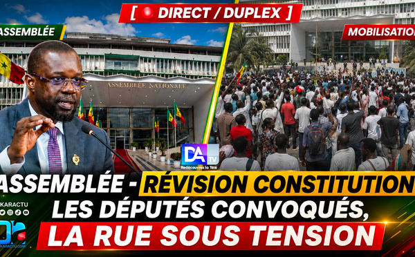 [🔴 DIRECT / DUPLEX ] Assemblée - Révision constitution : les députés convoqués, la rue sous tension