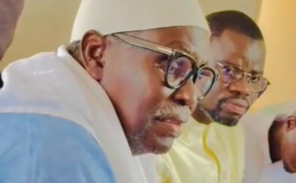 AFFÉ LAKRAM : « Quiconque veut déstabiliser ce pays doit être jeté en prison » a confié Serigne Moustapha Abdou Lakram Mbacké au ministre Abdou Ahad Ndiaye