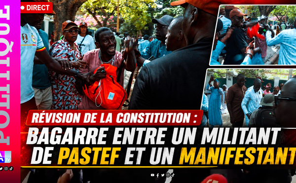 Révision de la Constitution : bagarre entre un militant de Pastef et un manifestant