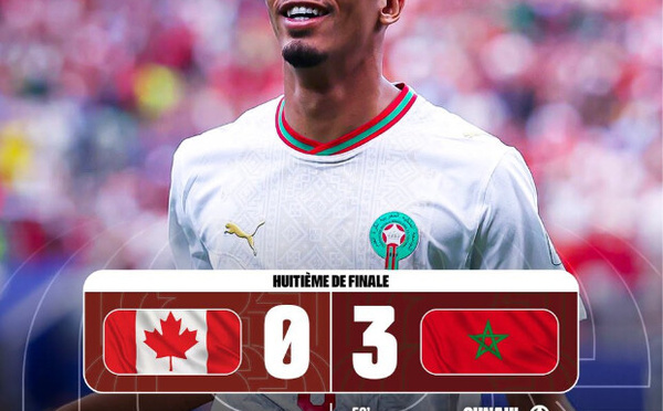 Mondial 2026: Le Maroc domine le Canada 3-0  et rejoint les quarts de finale