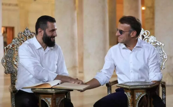 Emmanuel Macron en visite à Damas pour renforcer les liens économiques entre la France et la Syrie