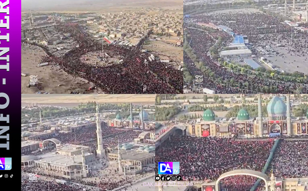 Iran : Des millions de personnes réunies pour les funérailles de l'Ayatollah Khamenei