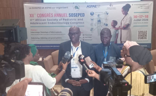 12ème congrès SOSEPED : Le Sénégal face aux défis de l’endocrinologie et du diabète des enfants
