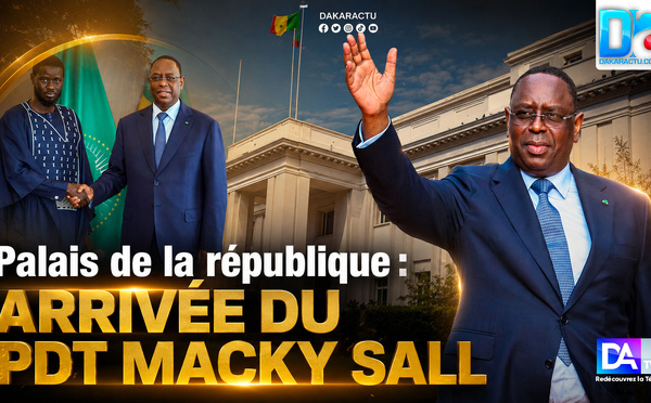 🔴 DIRECT – Palais de la République : Arrivée très attendue de Macky Sall
