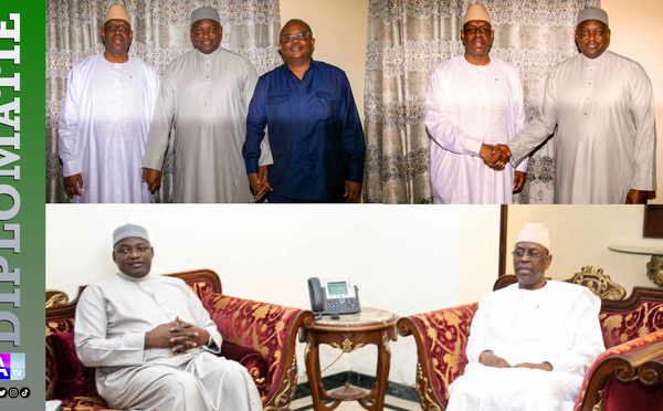 En Gambie, Adama Barrow apporte son soutien à la candidature de Macky Sall à l’ONU