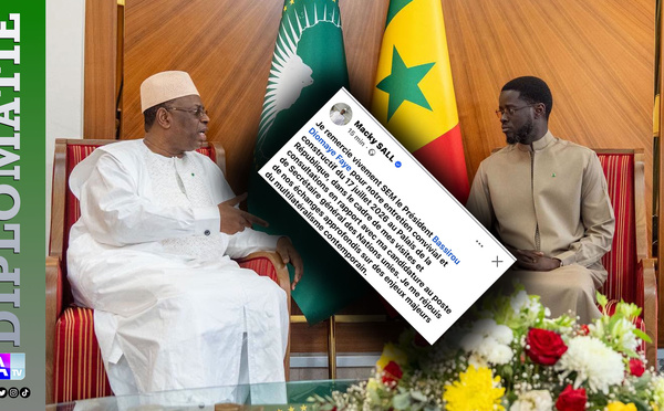 Candidature à l’ONU : Macky Sall remercie le PR Diomaye Faye après leur entretien au Palais