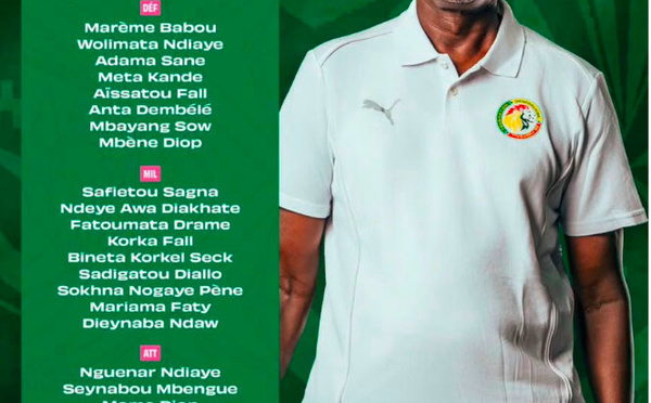 CAN féminine Maroc 2026 : les 26 Lionnes officiellement retenues pour défendre les couleurs du Sénégal