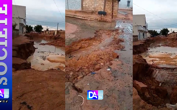 TOUBA- NGUIRANÈNE/  La crainte d’un drame avant le Magal a cause de  ces « excavations » géantes qui menacent les maisons…Cri de  cœur des populations