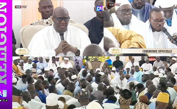 Cérémonie officielle du Magal / Le ministre de l’Intérieur délivrant le message du Chef de l’Etat: « Le Sénégal ne peut se construire sans cohésion et sans unité… »