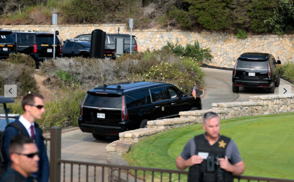 Un homme arrêté dans le club de golf de Trump à Los Angeles, une arme chargée découverte dans sa voiture