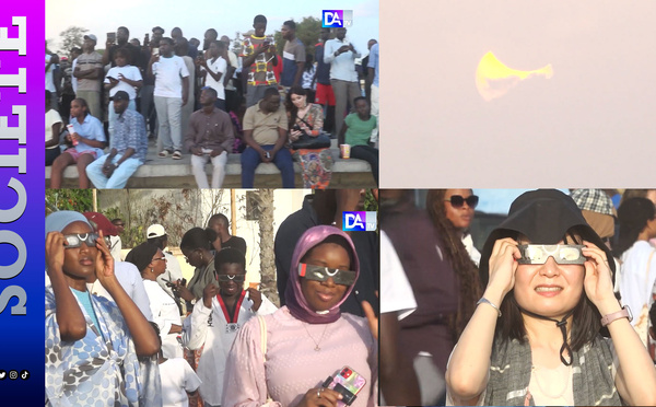 Dans les coulisses de l’éclipse solaire : Dakar entre émerveillement et curiosité