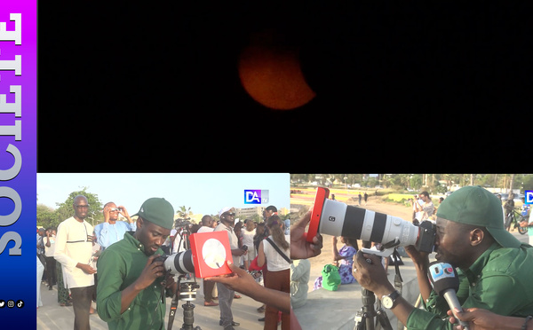 Éclipse solaire à Dakar : les photographes et passionnés d’astronomie à l’affût chaque seconde
