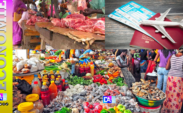 Inflation au Sénégal : les prix reculent au deuxième trimestre, mais la viande +5,6 % , les billets d’avion +14,9 % et plusieurs services continuent de renchérir