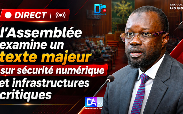 🔴 DIRECT |  l’Assemblée examine un texte majeur sur sécurité numérique et infrastructures critiques