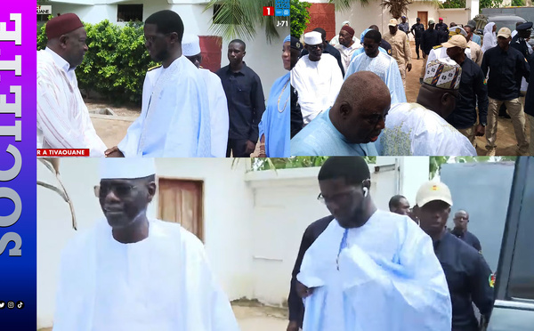 Tivaouane : Le chef de l’Etat Bassirou Diomaye Faye est arrivé dans la ville sainte