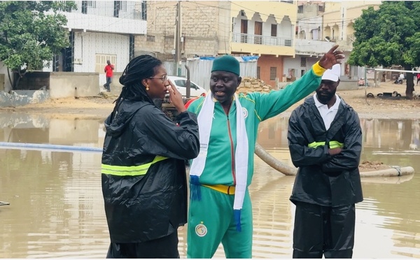 Parcelles Assainies sous les eaux : Fatou Kiné Diakhaté au chevet des impactés, annonce la tenue prochaine d'un forum sur l’assainissement