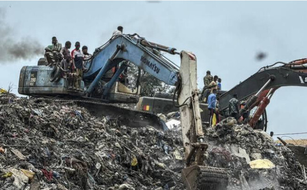 Guinée: un éboulement fait au moins 31 morts dans une décharge à Conakry