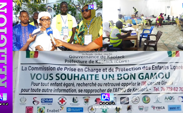 Gamou de Médina Baye 2026: 164 enfants égarés retrouvent leurs familles grâce à la mise en place d'un poste avancé