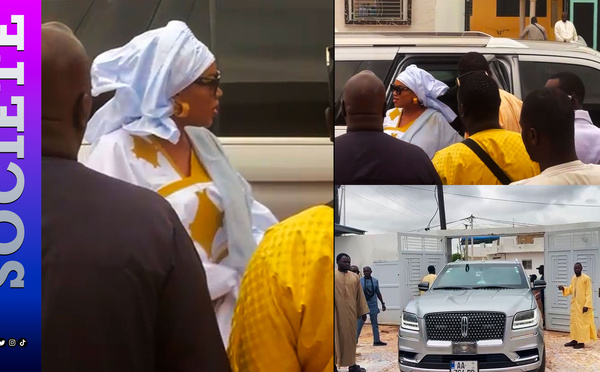 TOUBA- Sokhna Aïda Diallo chez Serigne Sidy Abdou Lahad pour un « Ngann » à l’instant 