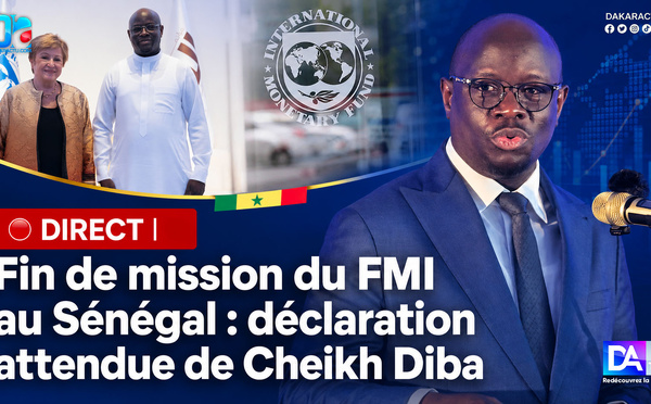 🔴 DIRECT | Fin de mission du FMI au Sénégal : Une importante déclaration du ministre Cheikh Diba