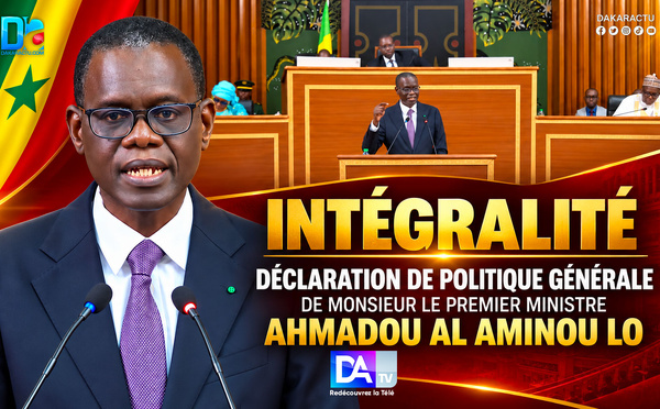Déclaration de politique générale (DPG) : Le Premier ministre Ahmadou Alhaminou Lo affiche la continuité et resserre la méthode