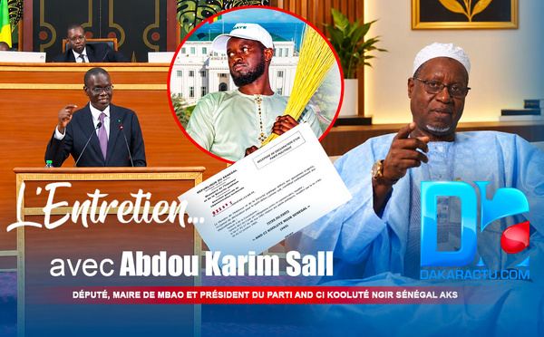 Entretien avec Abdou Karim Sall : « Les institutions ne doivent pas devenir le terrain d'un règlement de comptes entre anciens alliés. Ce pays attend des résultats mesurables et non de nouvelles promesses »