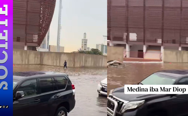 Inondations à Dakar : stade Iba Mar Diop sous les eaux