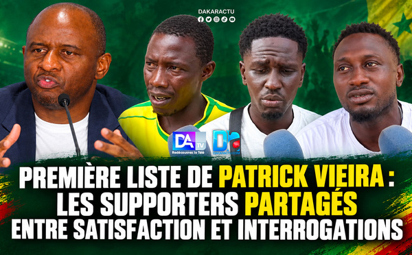 Première liste de Patrick Vieira : les supporters partagés entre satisfaction et interrogations