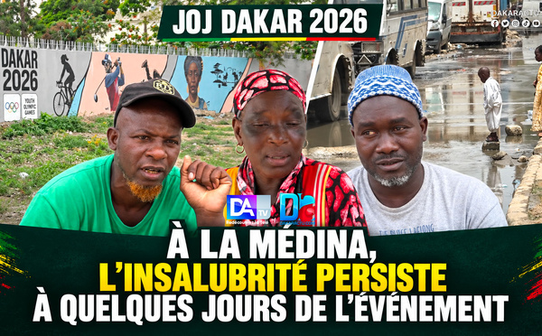 JOJ Dakar 2026 : à la Médina, l’insalubrité persiste à quelques jours de l’événement… Le doute s’installe