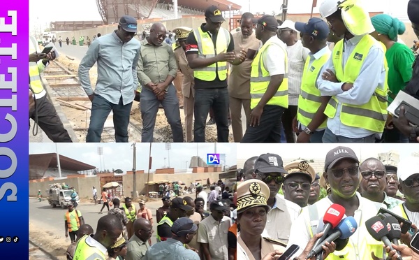 Inondations, canaux, station de pompage…:  Cheikh Tidiane Dièye passe les chantiers au peigne fin