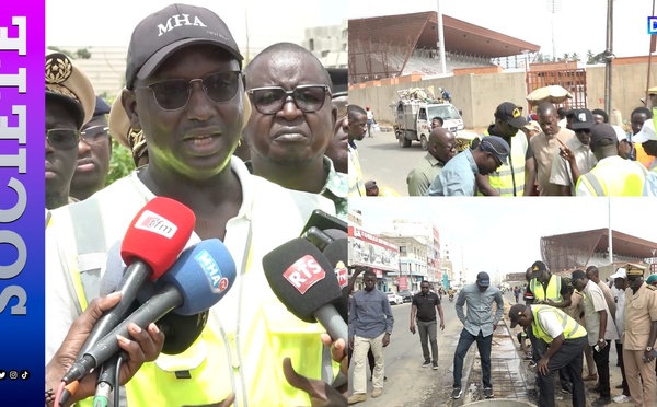 Visite de terrain : le Ministre Cheikh Tidiane Dièye fixe le 15 octobre comme ultimatum aux chantiers d’assainissement