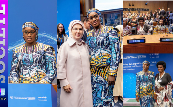 USA:  Marie Khone Faye plaide pour l'accès équitable et responsable des enfants aux technologies numériques lors d'une rencontre entre Premières Dames d'Afrique