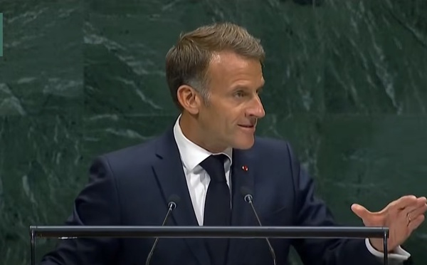 Macron se prononce sur la question palestinienne devant l'ONU : « Quelle est notre crédibilité si nous restons inactifs face à Gaza »