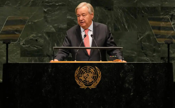 Assemblée générale de l’ONU: dans son discours d’adieu, Antonio Guterres prône un Conseil de sécurité ouvert à l'Afrique