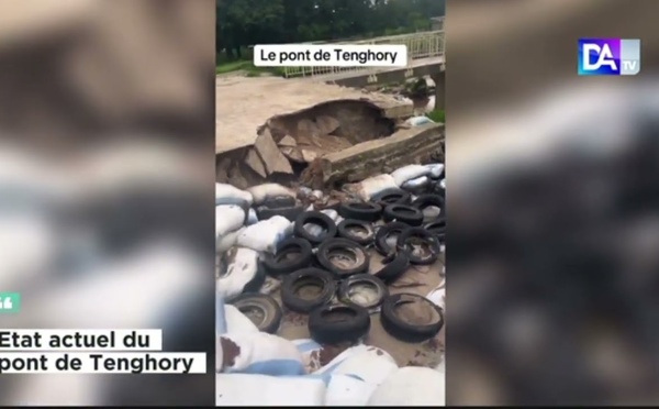 Pont de Tenghory : cinq mois après son inauguration, l’ouvrage déjà fortement affaissé
