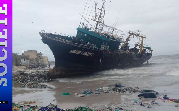 Six navires échoués à Hann : le réveil brutal des pêcheurs après une nuit de forte houle