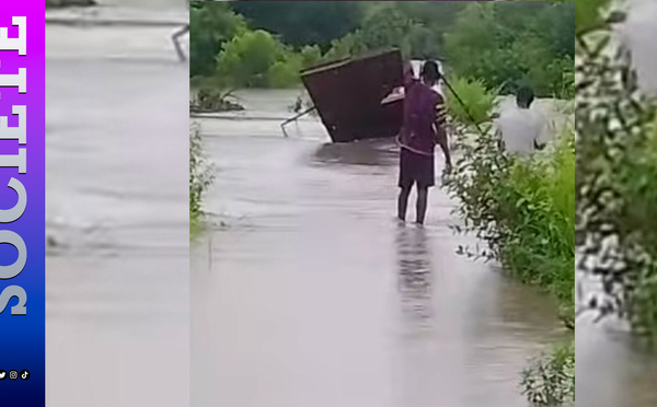 VÉLINGARA (Kolda ) : Le pont de Kouthidy cède sous le poids de la forte pluie...
